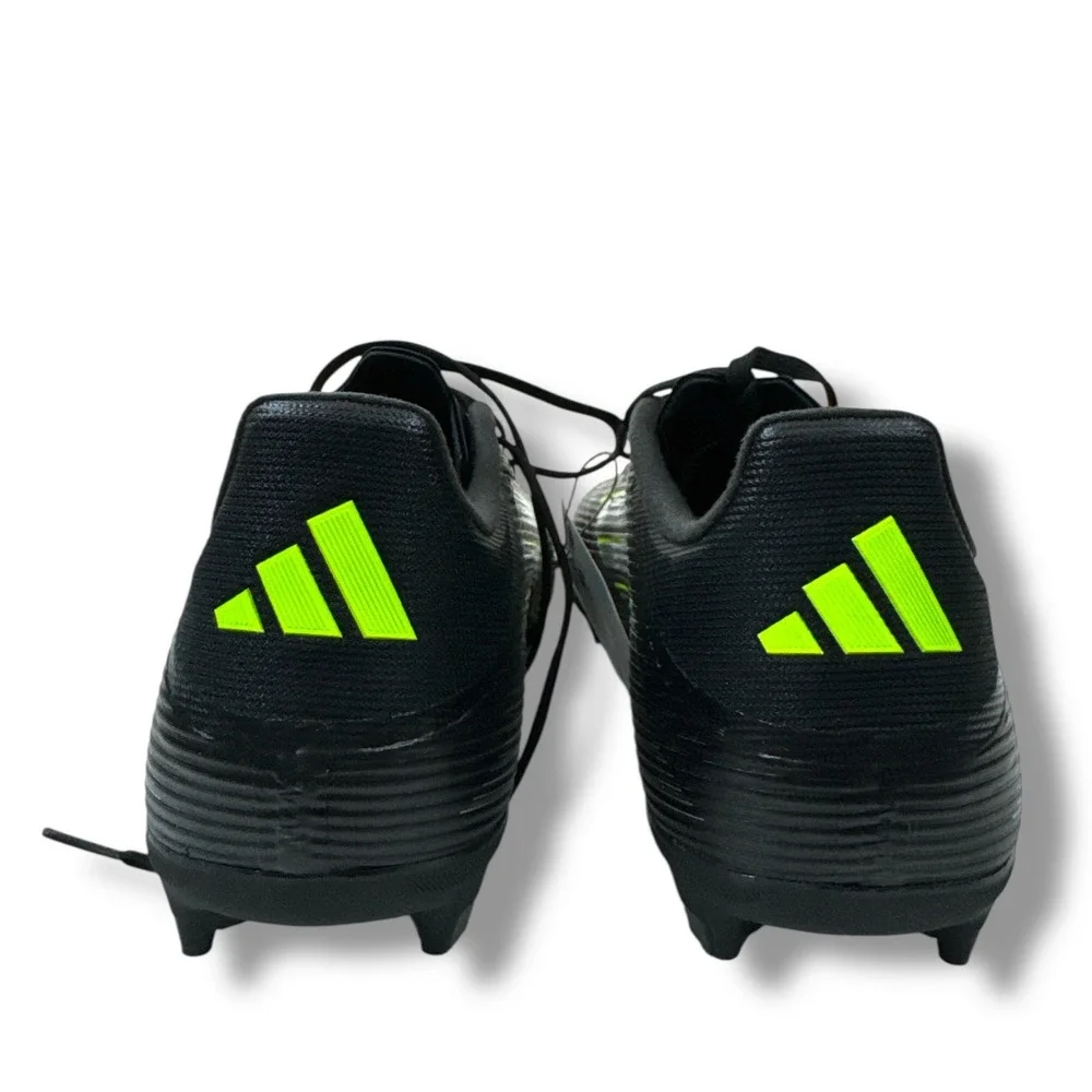 Adidas F50 League FG/MG Soccer Cleats Black Lucid Lemon JI0007 Mens 12/Wm 13 NIB
